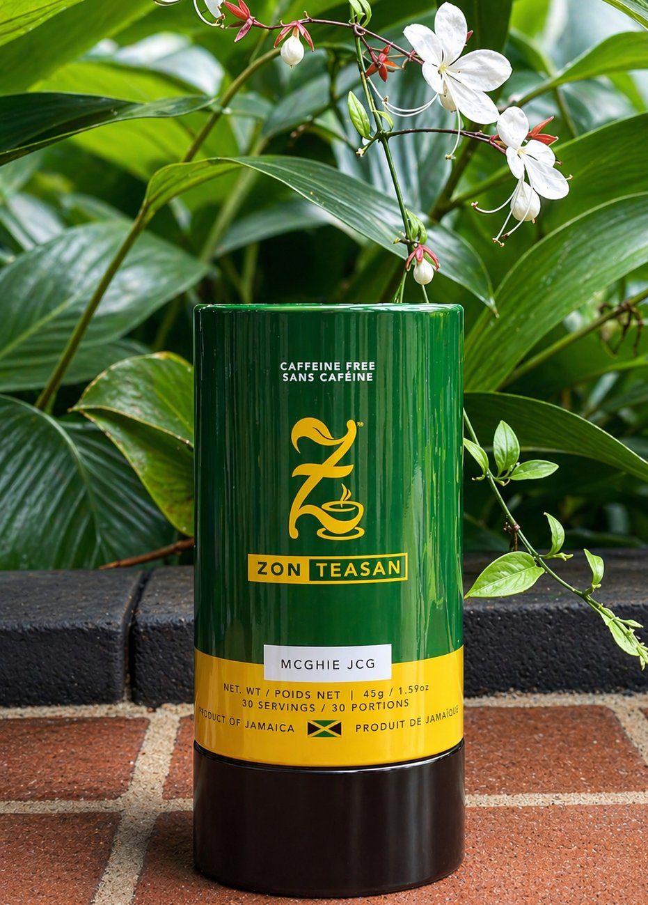 ZON Teasan with orchid blossom, Jamaica